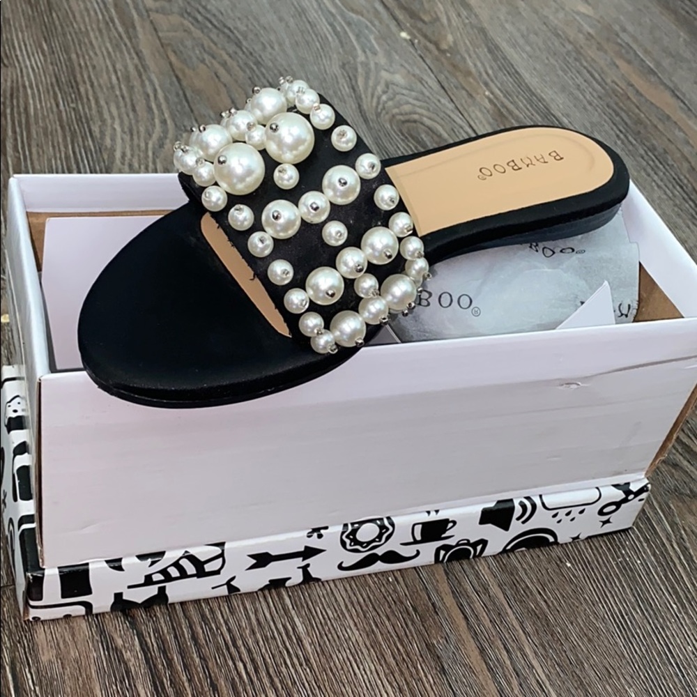 Pearl Studded Sandals